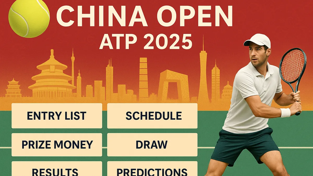 China Open 2025: Czas na sportowe emocje w Chinach