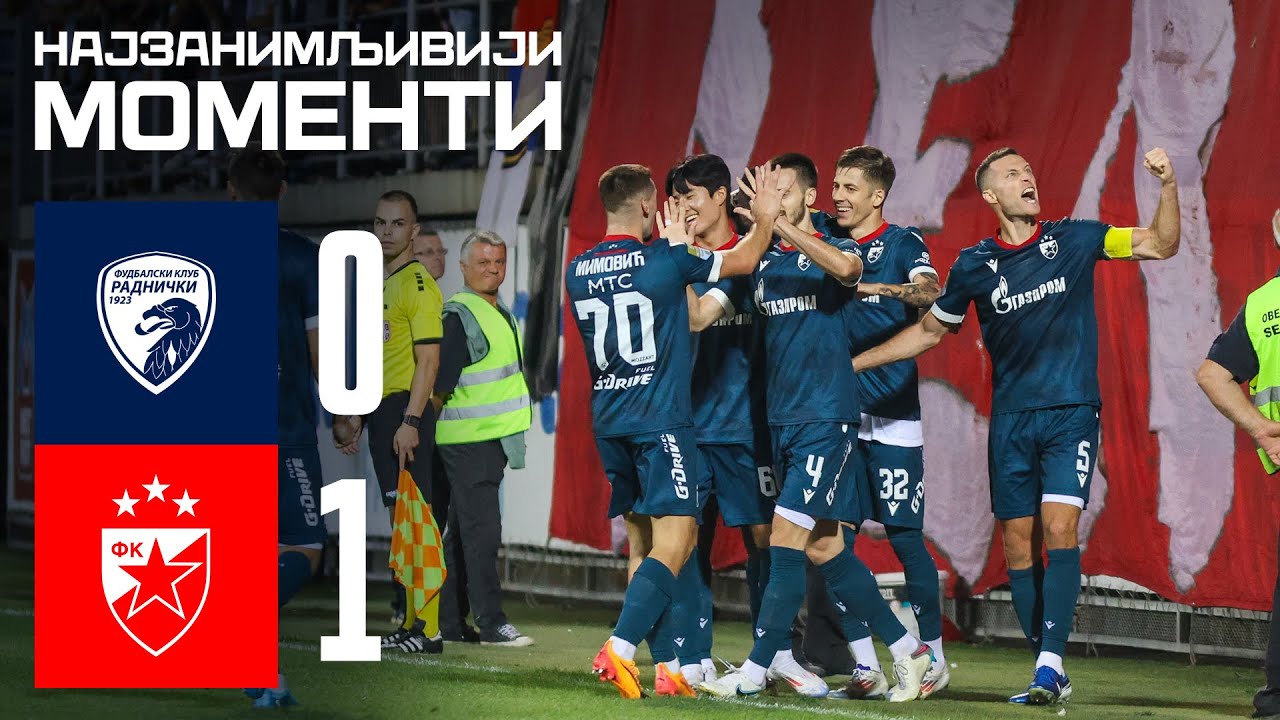 Mecz Crvena Zvezda kontra Radnicki 1923 napełniony emocjami