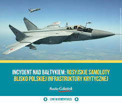 Rosyjskie samoloty nad Bałtykiem – zagrożenie dla bezpieczeństwa
