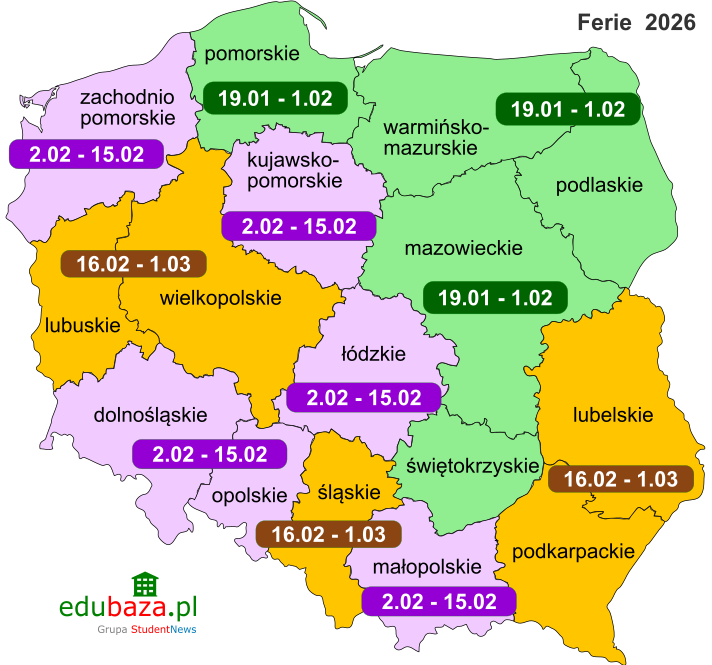 Ferie Zimowe 2026 – Czas na wypoczynek i zabawę