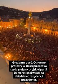 Protesty w Gruzji: Tło, Wydarzenia i Możliwe Skutki
