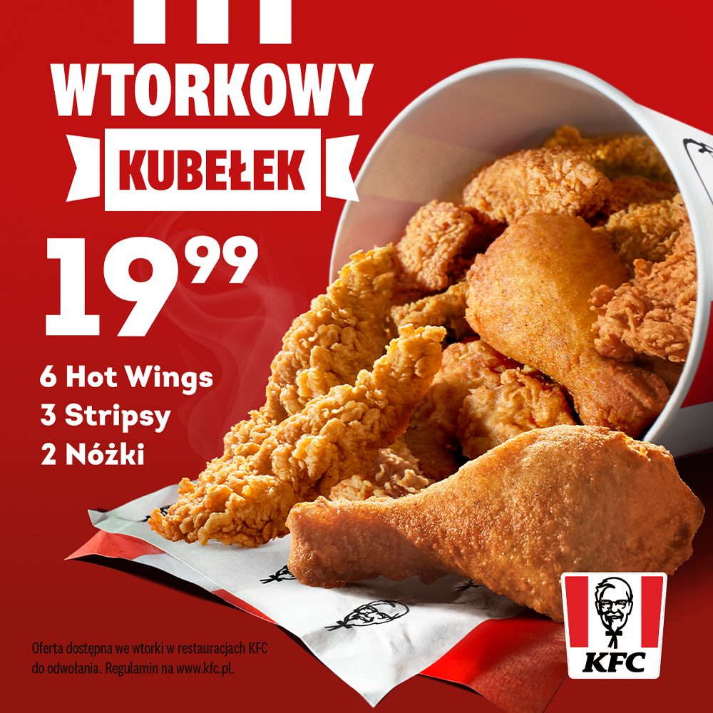 Dlaczego warto wybrać wtorkowy kubełek KFC?