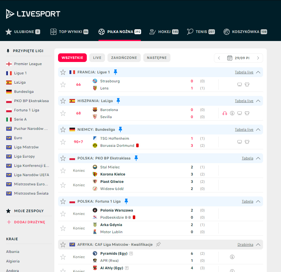 Wyniki na żywo – Klucz do śledzenia sportowych emocji
