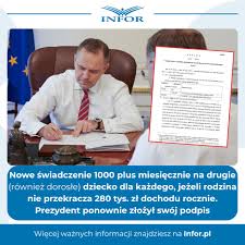 Nowe świadczenie 1000 plus: Co warto wiedzieć?