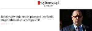 Odwołanie rektora UKEN: analiza sytuacji