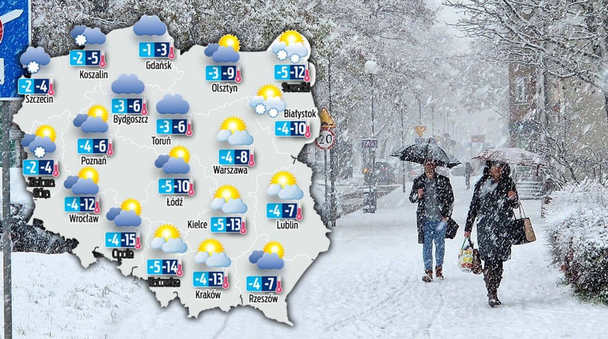 Opady śniegu w Polsce: prognozy na zimę 2023