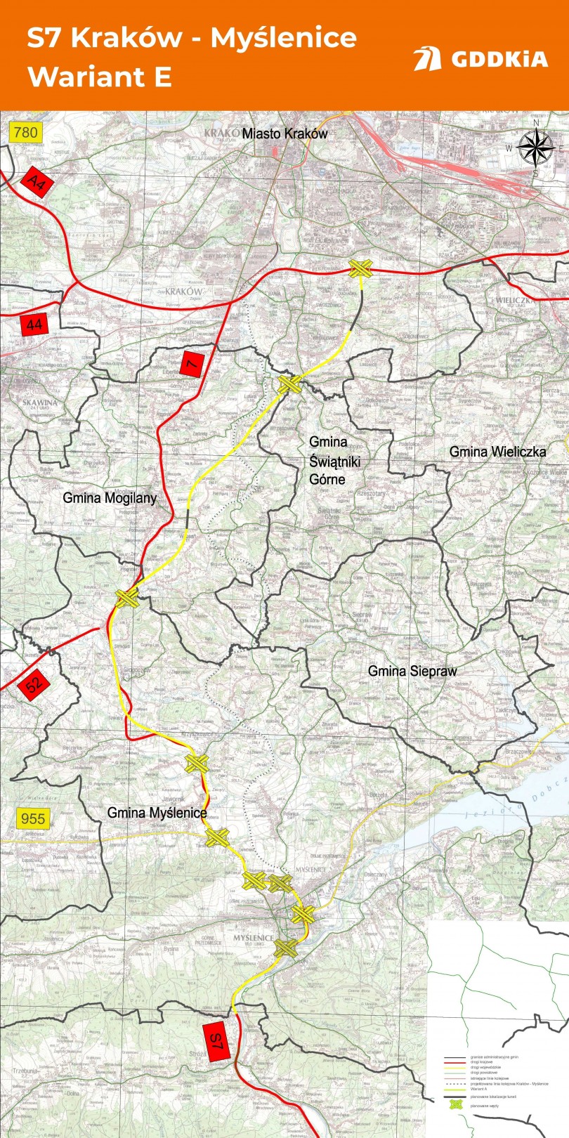Droga S7 Kraków-Myślenice: Wzrost znaczenia dla regionu