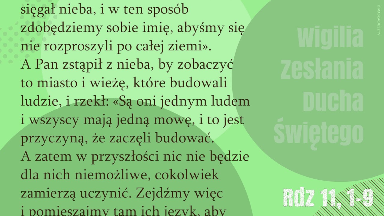 Fragment pisma świętego na wigilię: Ewangelia Łukasza 2,1-14