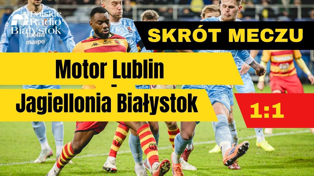 Motor Lublin – Jagiellonia Białystok: Emocjonujący Remis w Jubileuszowym Meczu