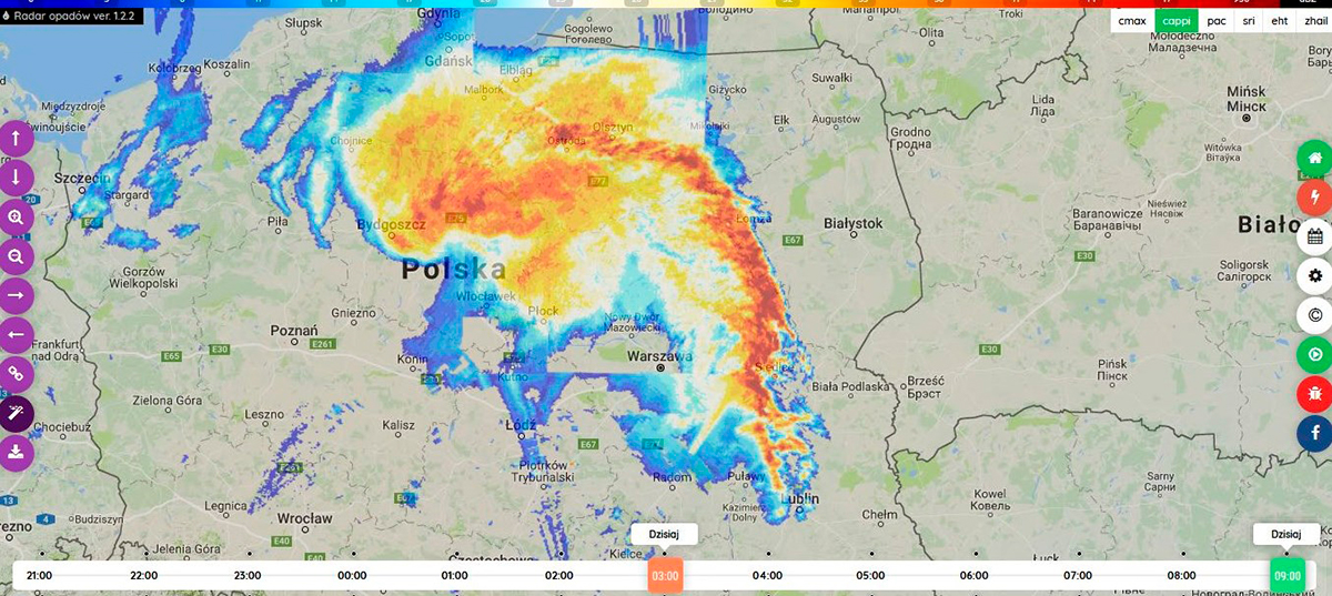 Radar opadów w Polsce: jak działa i dlaczego warto śledzić opady