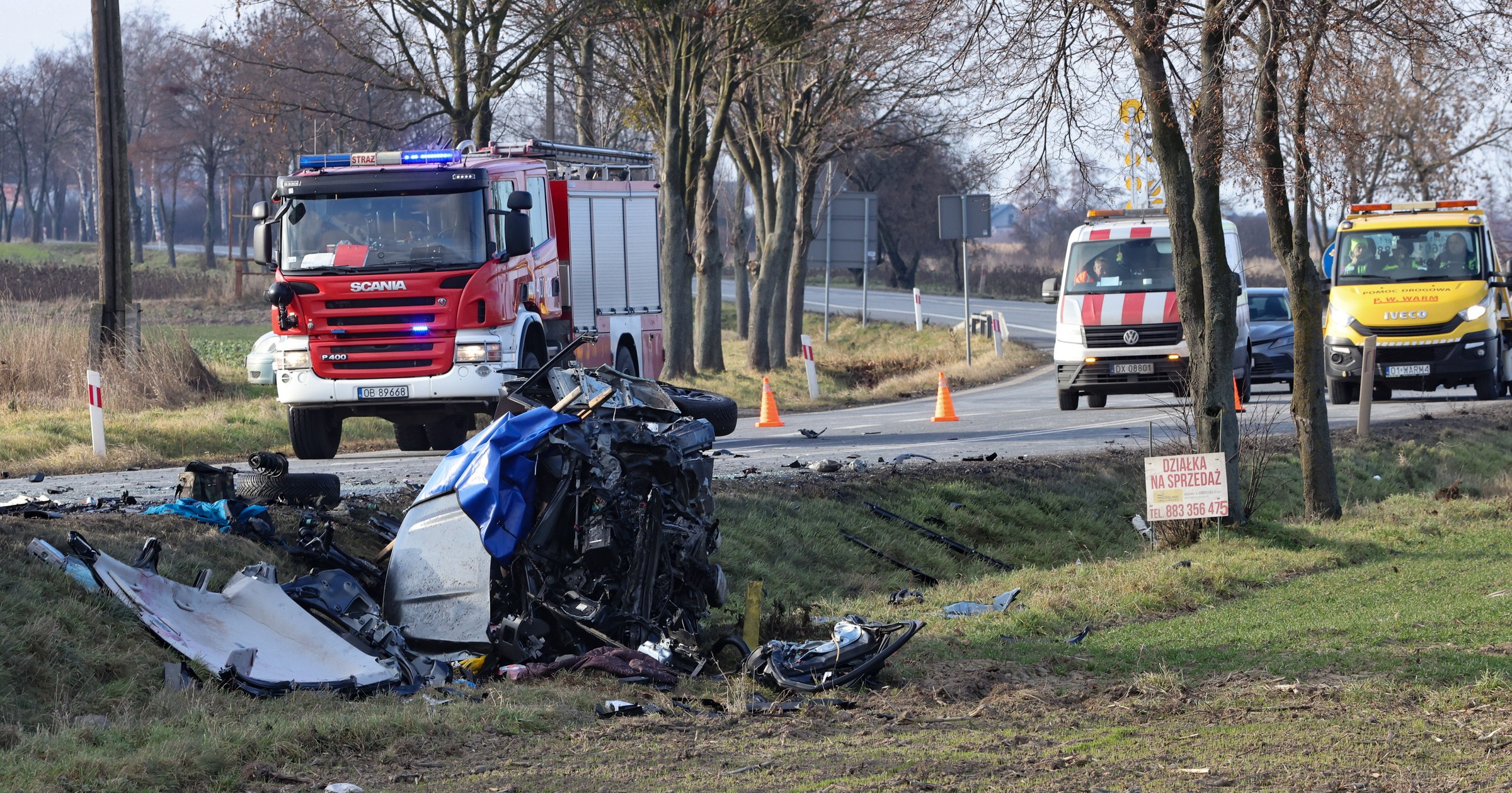 Wypadek 6 osób nie żyje na Opolszczyźnie i Dolnym Śląsku