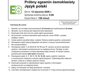 Próbny egzamin ósmoklasisty 2026 – najnowsze informacje