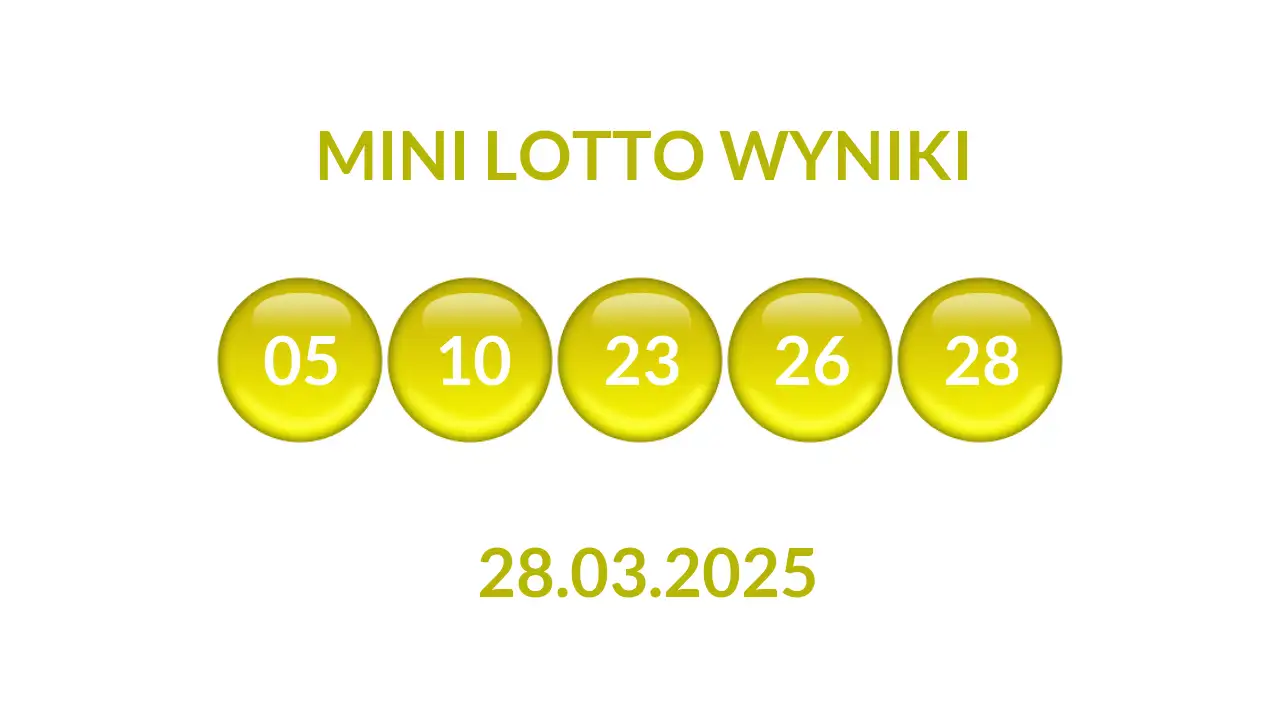 Mini Lotto wyniki 31 grudnia 2025 – liczby 8, 10, 24, 27, 29