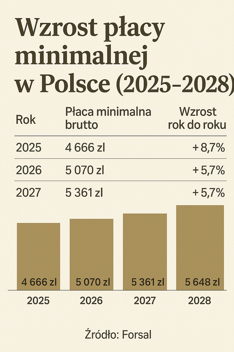 Minimalna krajowa 2026: co się zmienia w wynagrodzeniach