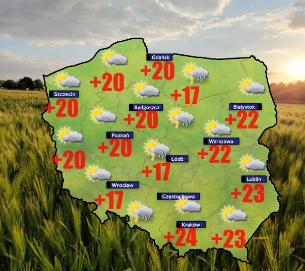 Pogoda Kraków: aktualne warunki i prognozy na dziś