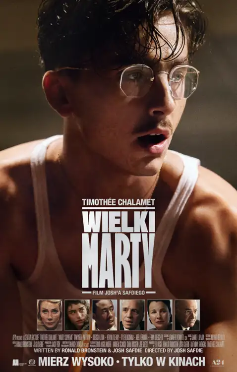 Wielki Marty: nowy komediodramat sportowy Josha Safdie