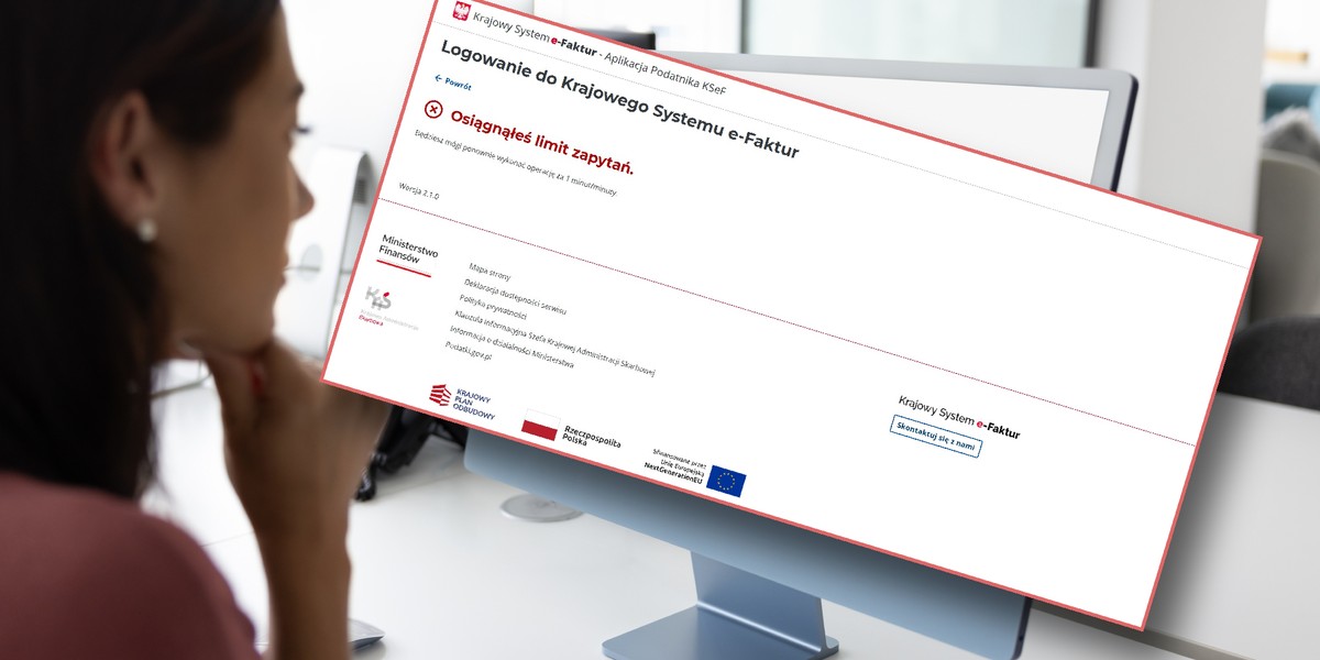 KSeF: problem z logowaniem i reakcje państwa