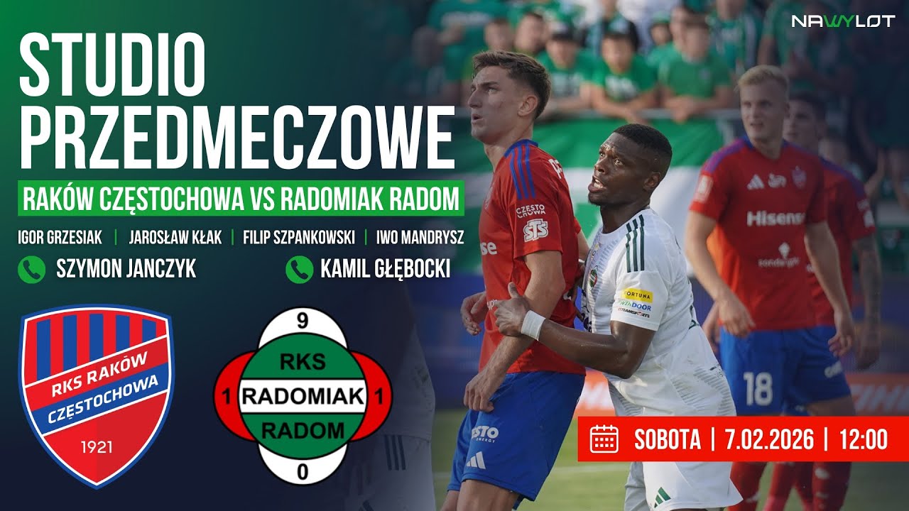 Raków Częstochowa – Radomiak: zapowiedź meczu