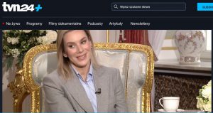 Wywiad z Nawrocką w TVN24