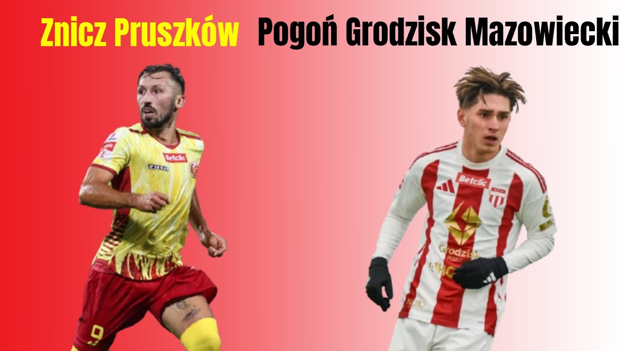 Znicz Pruszków kontra Pogoń Grodzisk: lokalny pojedynek w Mazowszu