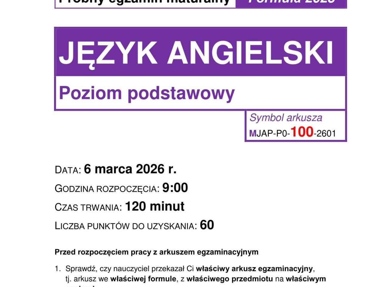 Matura probna z angielskiego 2026: znaczenie i przygotowania