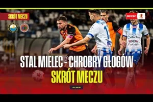 Chrobry Głogów pokonał Stal Mielec 2:1 w 29. kolejce 1. Ligi