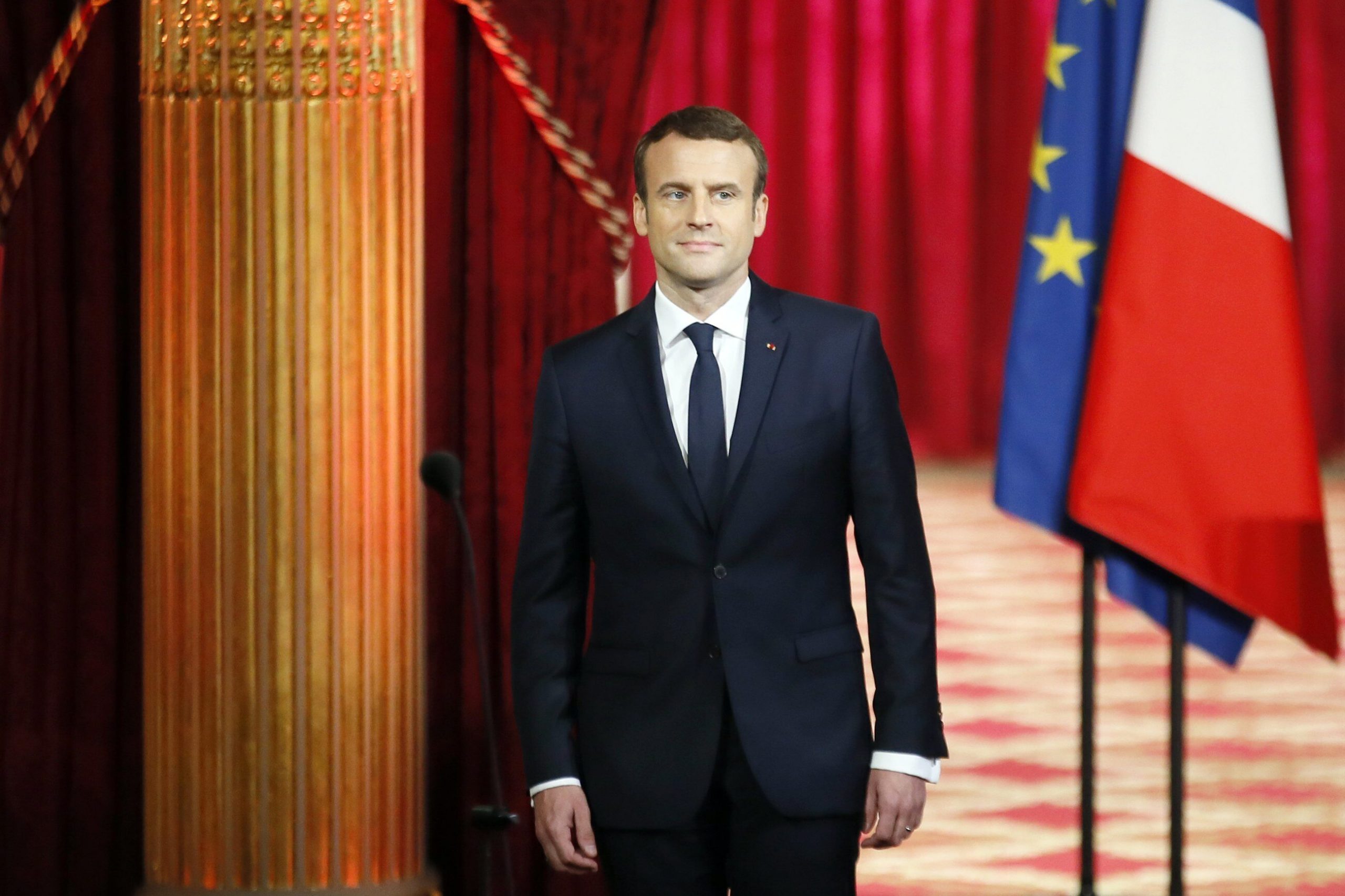 Macron w Gdańsku spotkał się z Wałęsą i Tuskiem