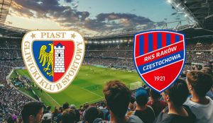 Piast Gliwice przegrał z Rakowem Częstochowa 1:3