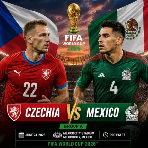 Czechia vs Mexico: ostatni mecz fazy grupowej w Grupie A