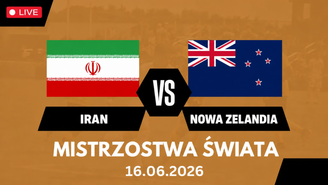 Iran – Nowa Zelandia 1:1 w meczu grupy G MŚ 2026