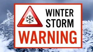 Winter storm warning w górach Idaho, Montany i Wyoming