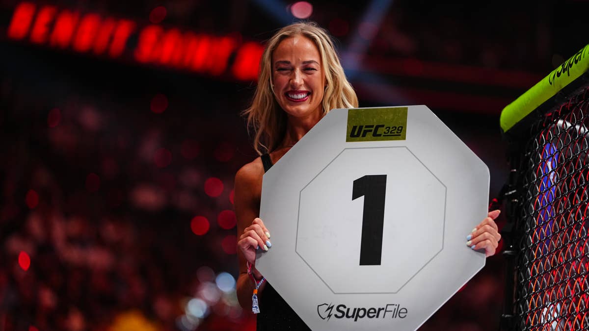 Sophie Cunningham zaskoczyła jako ring girl na UFC 329