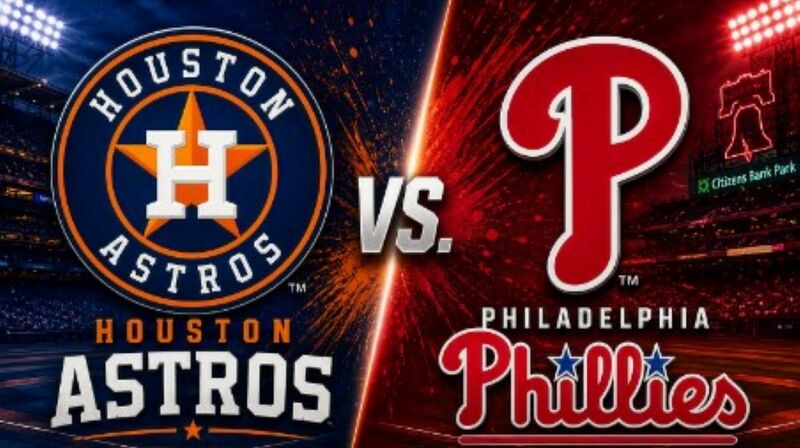 Astros vs Phillies: początek trzymeczowej serii w Filadelfii