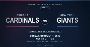 Cardinals vs Giants: Giants otwierają serię u siebie